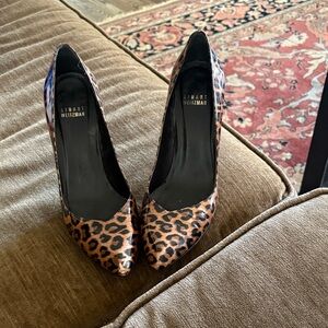 Stuart Weitzman Animal Print Heels